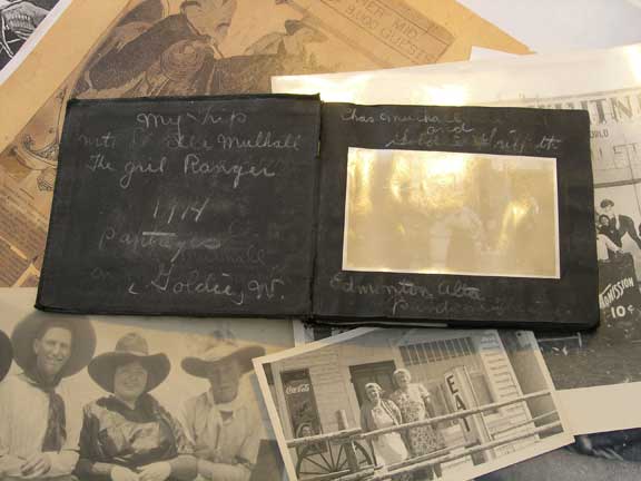 One of Goldie’s Scrapbooks