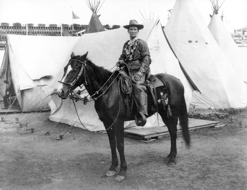 photo of Calamity Jane on a horse