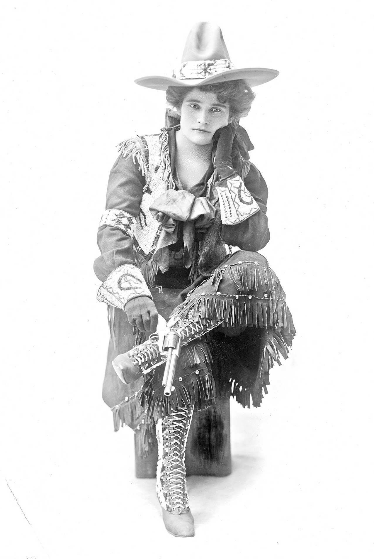photo of Lulu Belle Parr in one of fancy outfits