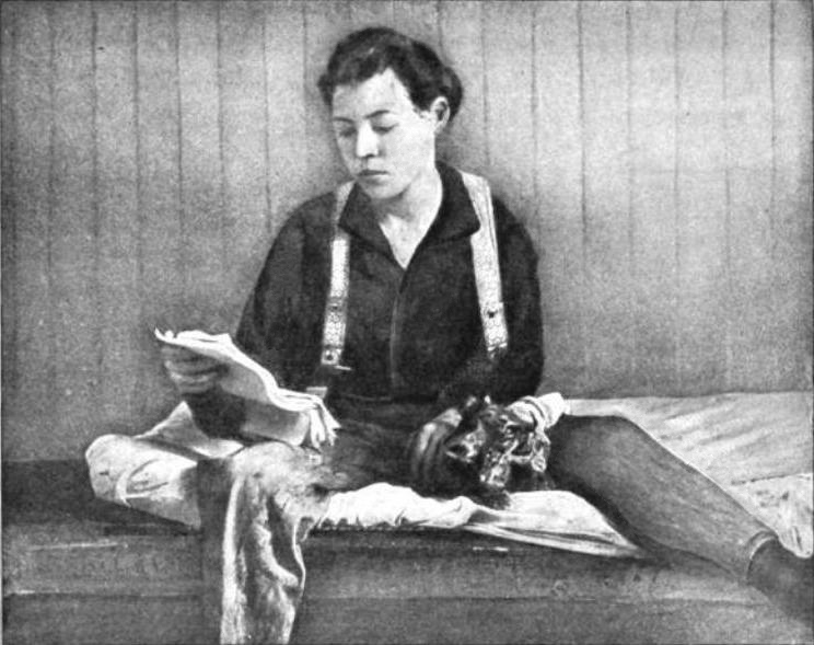 Pearl Hart in her jail cell